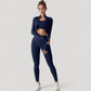 High Waist Compression Leggings with Seamless Fit and Sculpting Stretch Fabric