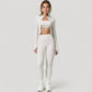 High Waist Compression Leggings with Seamless Fit and Sculpting Stretch Fabric