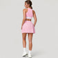 Pleated Tennis Skirt with Built-In Shorts and Side Pocket for Sporty Style and Functional Movement