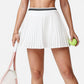 Pleated Tennis Skirt with Built-In Shorts and Side Pocket for Sporty Style and Functional Movement