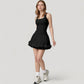 Tulle Mini Skirt with Soft Lining and Layered Ruffle Hem for a Whimsical Ballet-Inspired Look