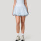 Tulle Mini Skirt with Soft Lining and Layered Ruffle Hem for a Whimsical Ballet-Inspired Look