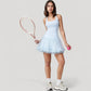 Tulle Mini Skirt with Soft Lining and Layered Ruffle Hem for a Whimsical Ballet-Inspired Look
