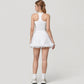 Tulle Mini Skirt with Soft Lining and Layered Ruffle Hem for a Whimsical Ballet-Inspired Look