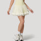 Tulle Mini Skirt with Soft Lining and Layered Ruffle Hem for a Whimsical Ballet-Inspired Look