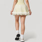 Tulle Mini Skirt with Soft Lining and Layered Ruffle Hem for a Whimsical Ballet-Inspired Look
