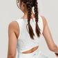 Sleeveless Lace Tennis Dress with Fitted Bodice and Flowy Skirt Overlay