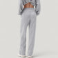 Wide Leg Lounge Pants with Elastic Drawstring Waist