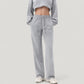 Wide Leg Lounge Pants with Elastic Drawstring Waist