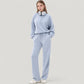 Wide Leg Lounge Pants with Elastic Drawstring Waist