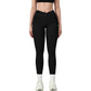 High Waist Crossover Lounge Leggings with Full Length Slim Fit and Flattering Waistband