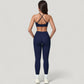 High Waist Crossover Lounge Leggings with Full Length Slim Fit and Flattering Waistband