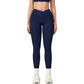 High Waist Crossover Lounge Leggings with Full Length Slim Fit and Flattering Waistband