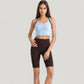 Scoop Neck Racerback Sports Bra with Contrast Trim