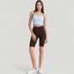Scoop Neck Racerback Sports Bra with Contrast Trim