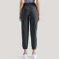 High Waist Jogger Pants with Elastic Cuffs and Side Pockets