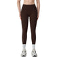High Waist Contoured Seam Activewear Leggings with Stretch Fit and Full Length