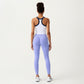 Ribbed High Neck Racerback Crop Top with Stretch Knit Fabric and Supportive Underband