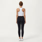Sleeveless Cropped Fitted Active Tank Top with Contrast Trim and Smooth Stretch Fabric