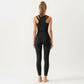Sleeveless Fitted Active Tank Top with Smooth Stretch Fabric and Scoop Neckline