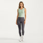 Sleeveless Fitted Active Tank Top with Smooth Stretch Fabric and Scoop Neckline