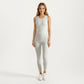 Sleeveless Fitted Active Tank Top with Smooth Stretch Fabric and Scoop Neckline