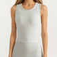 Sleeveless Fitted Active Tank Top with Smooth Stretch Fabric and Scoop Neckline