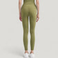 High Waist Full Length Active Leggings with Wide Waistband and Seamless Design