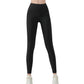 High Waist Full Length Leggings with Wide Waistband