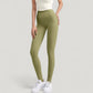 High Waist Full Length Leggings with Wide Waistband
