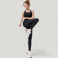 High Waist Full Length Seamless Leggings with Contoured Fit