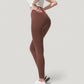 High Waist Full Length Seamless Leggings with Contoured Fit