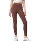 High Waist Full Length Seamless Leggings with Contoured Fit