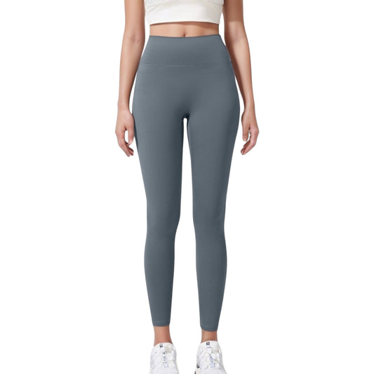 High Waist Full Length Seamless Leggings with Contoured Fit