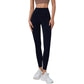 High Waist Full Length Seamless Leggings with Body Contouring Design