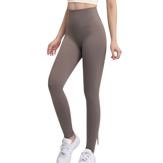 High Waist Full Length Seamless Leggings with Body Contouring Design