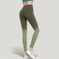 High Waist Ombre Gradient Seamless Leggings with Wide Waistband