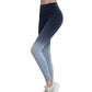 High Waist Ombre Gradient Seamless Leggings with Wide Waistband