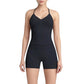 Seamless Active Set with Halter Neck Top and Fitted Shorts