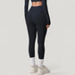 High Waist Full Length Leggings with Side Pockets and Wide Waistband
