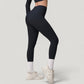 High Waist Full Length Leggings with Side Pockets and Wide Waistband
