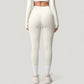 High Waist Full Length Leggings with Side Pockets and Wide Waistband