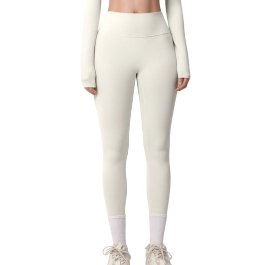 High Waist Leggings with Side Pockets and Seamless Stretch Fabric for Active and Everyday Wear