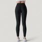 High Waist Seamless Full Length Leggings with Wide Waistband