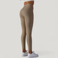High Waist Seamless Full Length Leggings with Wide Waistband