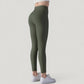 High Waist Seamless Full Length Leggings with Wide Waistband