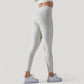 High Waist Seamless Full Length Leggings with Wide Waistband