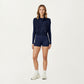 Cropped Zip Closure Vest with Stand Collar and Fitted Hem