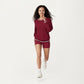 Long Sleeve Crew Neck Pullover Sweatshirt with Contrast Trim Ribbed Hem and Relaxed Fit