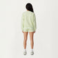 Long Sleeve Crew Neck Pullover Sweatshirt with Contrast Trim Ribbed Hem and Relaxed Fit